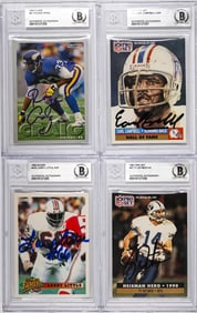 Signed Football Cards (4)