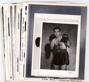 Boxing (11) Vintage Photos [Rocky Graziano]