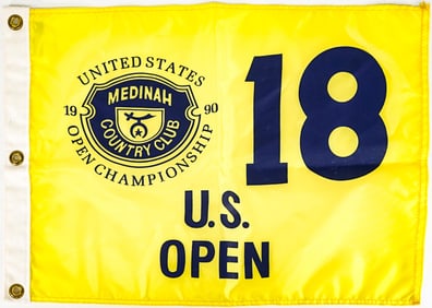 1990 US Open Championship Golf Pin Flag