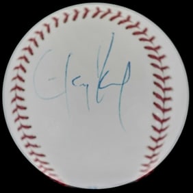 Chan Ho Park Single SIGNED Baseball BAS COA