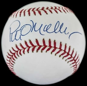 Peter O'Malley Single SIGNED Baseball BAS COA