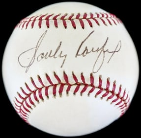 Sandy Koufax Single SIGNED Baseball BAS LOA