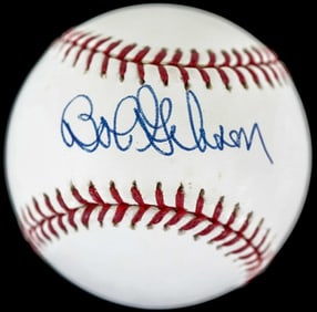 Bob Gibson Single SIGNED Baseball BAS COA