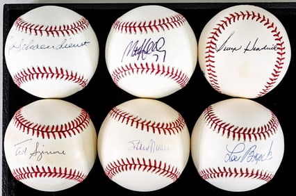St. Louis Cardinals Greats Single Signed BB COA