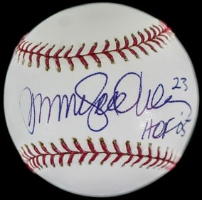 Ryne Sandberg Single SIGNED Baseball BAS COA