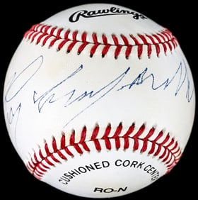 Roy Campanella Single Signed Baseball BAS LOA