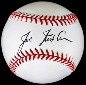 Joe Nuxhall Single Signed Baseball BAS COA