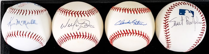 LA Dodgers1963 / 1965 Series SIGNED Baseballs COA