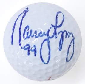 Nancy Lopez Signed Golf Ball BAS LOA