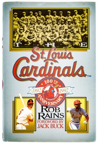St. Louis Cardinals 100th MULTI-SIGNED Book LOA