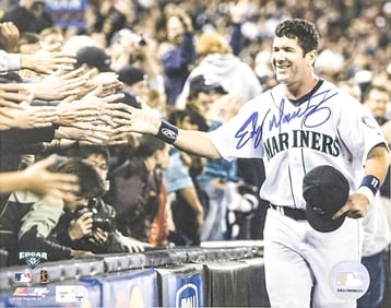 Edgar Martinez Signed Photo 8 x 10 Inches