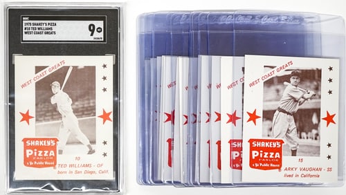 1975 Shakey's Pizza West Coast Greats Set (18)