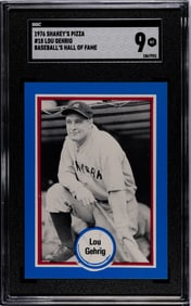 Lou Gehrig (1976 Shakey's Pizza Set Break)