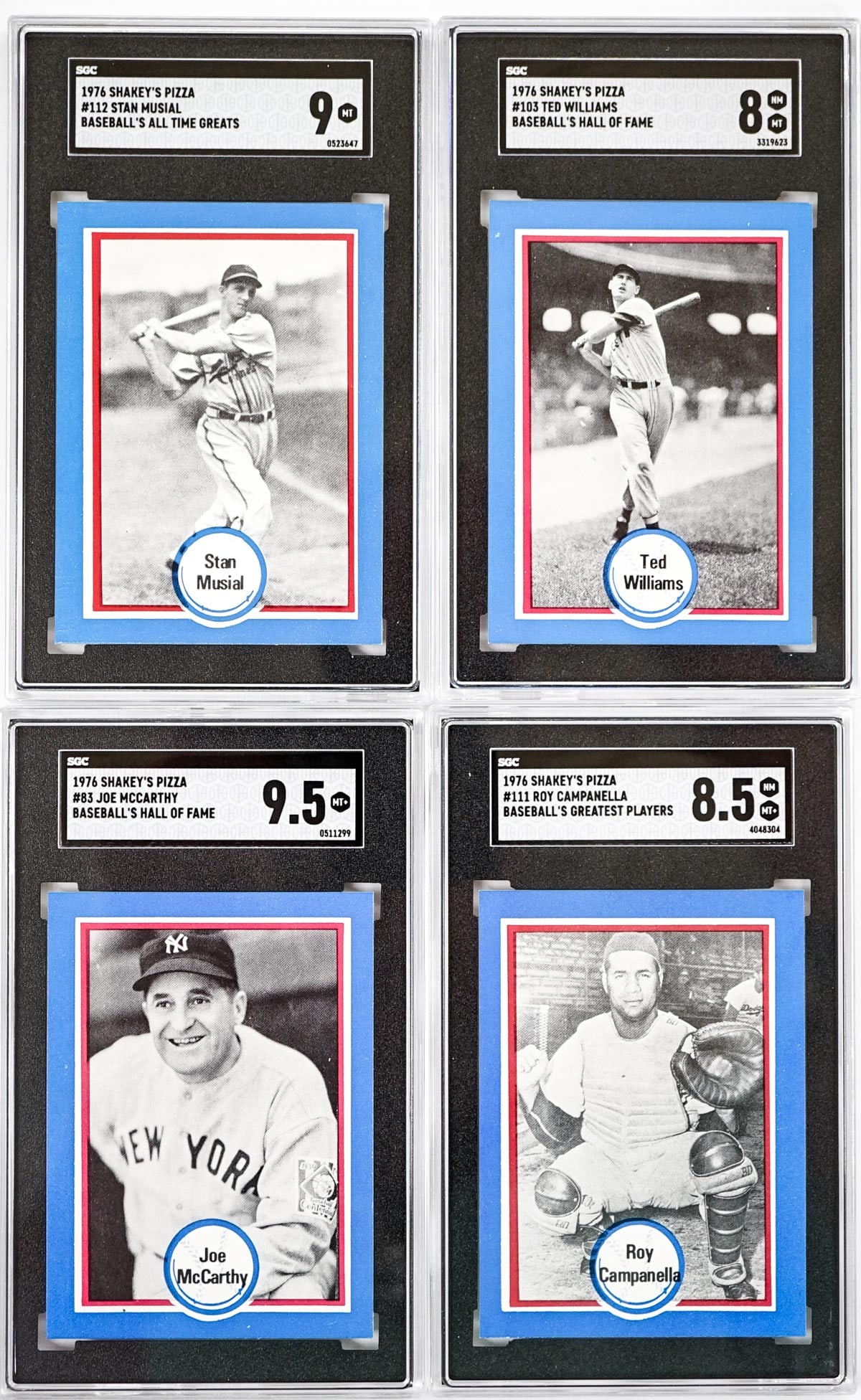 (1976 Shakey's Pizza Set Break) Four Cards (1 of 9)