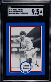 Heinie Manush (1976 Shakey's Pizza Set Break)