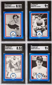 (4) 1976 Shakey's Pizza Cards [Set Break]