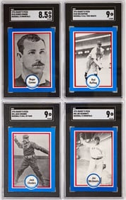 (4) 1976 Shakey's Pizza Cards [Set Break]