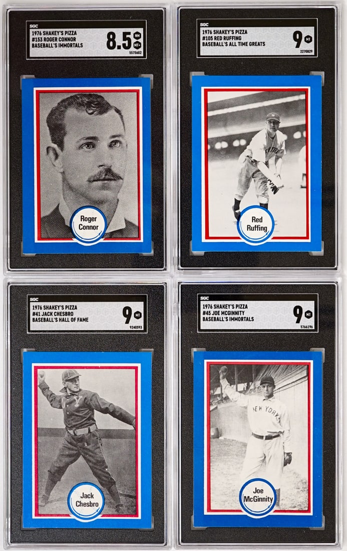 (4) 1976 Shakey's Pizza Cards [Set Break] (1 of 9)