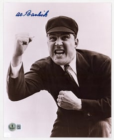 Al Barlick (MLB Umpire) Signed 8 x 10 Photo