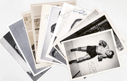 Group of Vintage Boxing Photos (12)