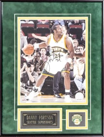 Danny Fortson Signed & Framed Photo BAS LOA