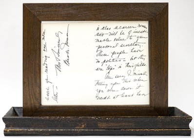 Bess Truman to Mamie Eisenhower ALS