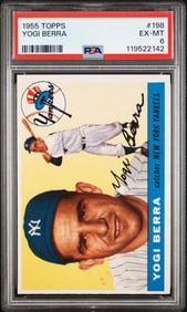 1955 Topps #390 Yogi Berra PSA 6