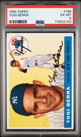 1955 Topps #390 Yogi Berra PSA 6