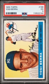 1955 Topps #390 Yogi Berra PSA 5