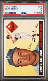1955 Topps #210 Duke Snider PSA 5