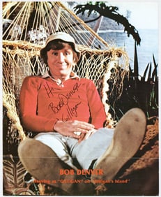 Bob Denver 8x10 Photo SIGNED BAS COA