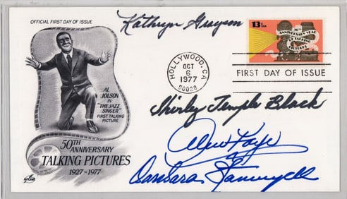 Hollywood Legends (4) SIGNED LOA