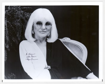Peggy Lee 8x10 Photo SIGNED BAS COA