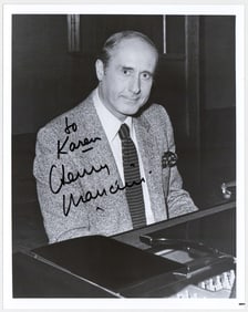 Henry Mancini 8x10 Photo SIGNED BAS COA
