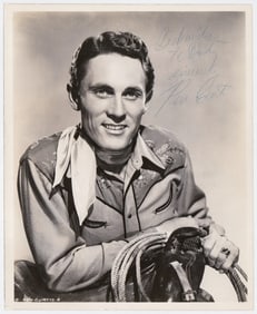 Ken Curtis 8x10 Photo SIGNED BAS COA