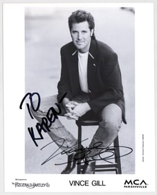 Vince Gill SIGNED 8x10 Photo BAS COA