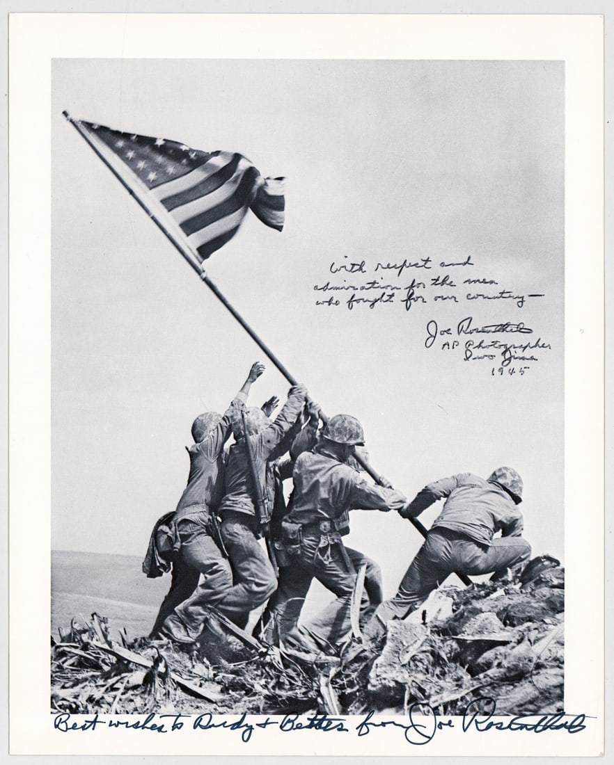 Joe Rosenthal SIGNED 8X10 Photo BAS LOA (1 of 5)