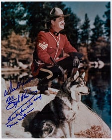 Dick Simmons SIGNED 8x10 Photo BAS COA