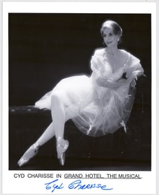 Cyd Charisse SIGNED 8x10 Photo BAS COA