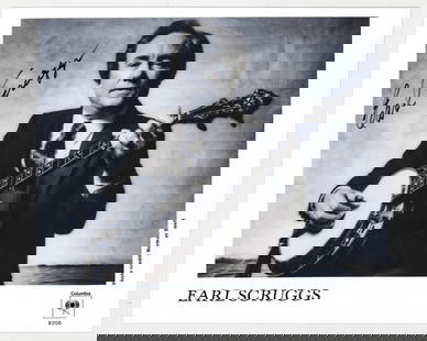 Earl Scruggs SIGNED 8x10 Photo BAS COA: Earl Scruggs (American Musician) 8x10 photo signed. Beckett Authentication Services BAS COA #BS27416. Photo measures 8 in. H x 10 in. W for shipping purposes only. The absence of a condition report do