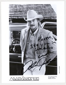 Alan Jackson SIGNED 8x10 Photo BAS COA