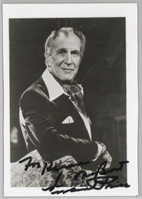 Vincent Price Autographed Photo BAS COA