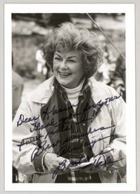 Barbara Hale 5x7 Photo SIGNED BAS COA