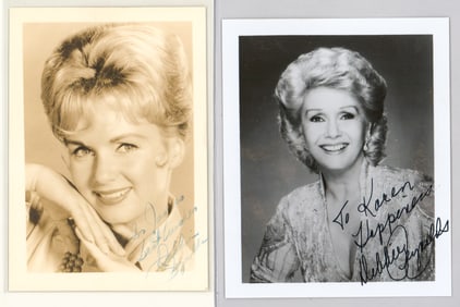 Debbie Reynolds Autographed Photos (2)