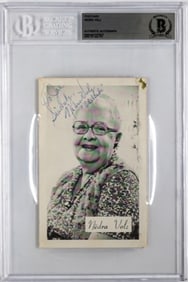 Nedra Volz Inscribed Postcard
