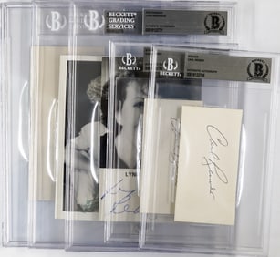 (5) Celebrity Autographs