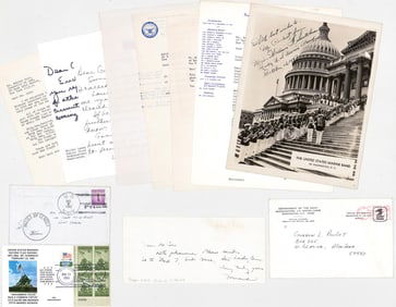[WWII, U.S. Military] Autographed Items