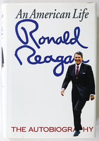 Ronald Reagan - An American Life SIGNED BAS LOA