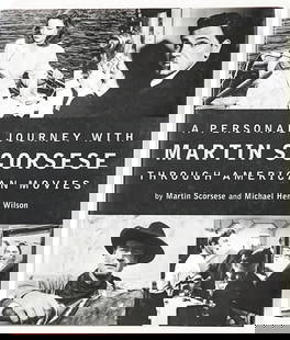 Martin Scorsese - Personal Journey SIGNED BAS COA: A Personal Journey with Martin Scorsese and Michael Henry Wilson. Both signed on title page. 1997 1st with unclipped dust jacket. Miramax-Hyperion. 191 pp. Illustrated. Red cloth covers. Beckett Authe