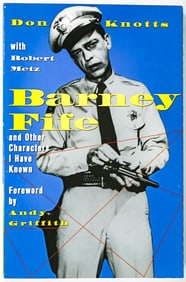 Don Knotts - Barney Fife SIGNED BAS COA